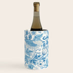 William Morris Strawberry Thief Woad Blue Wine Chiller Gallery Image 3