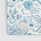 William Morris Strawberry Thief Woad Blue Poster Gallery Image 3
