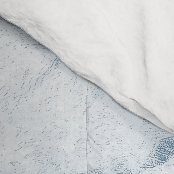 Surfers in Motion - Aerial Ocean Wave Photography Comforter Gallery Image 4