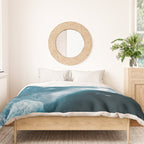 Surfers in Motion - Aerial Ocean Wave Photography Duvet Cover Gallery Image 3