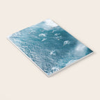Surfers in Motion - Aerial Ocean Wave Photography Notebook Gallery Image 3