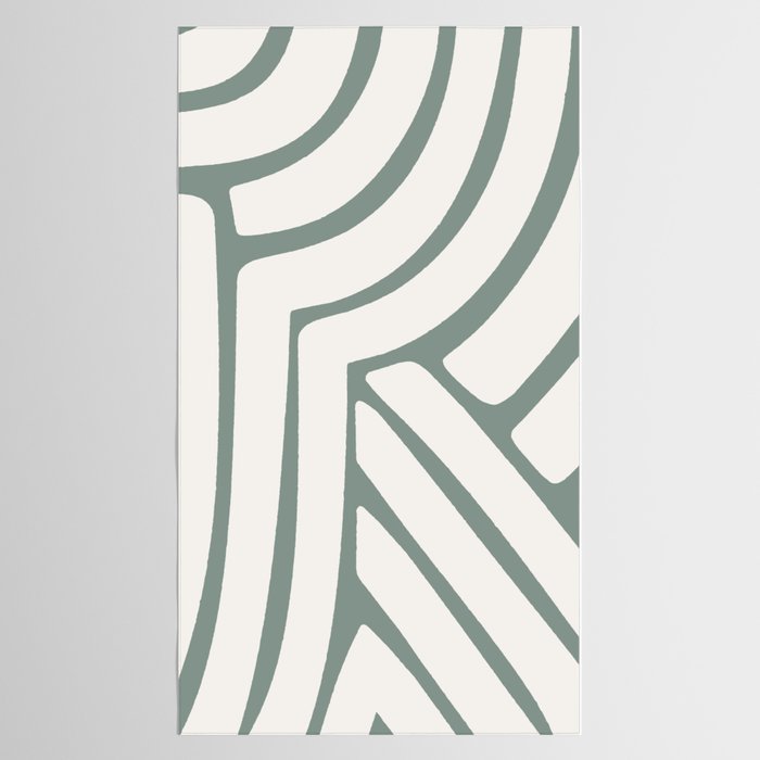 Abstract Stripes LXVI Tablecloth Gallery Image 2