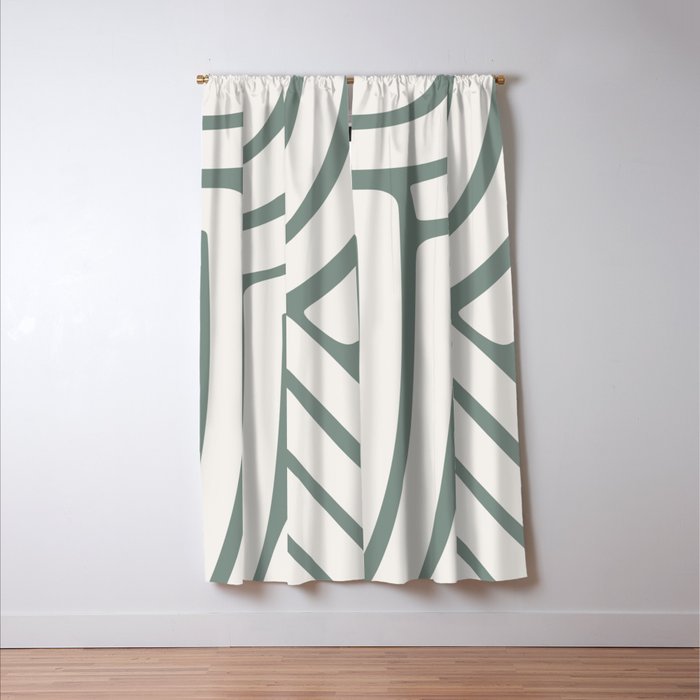 Abstract Stripes LXVI Window Curtain Gallery Image 3