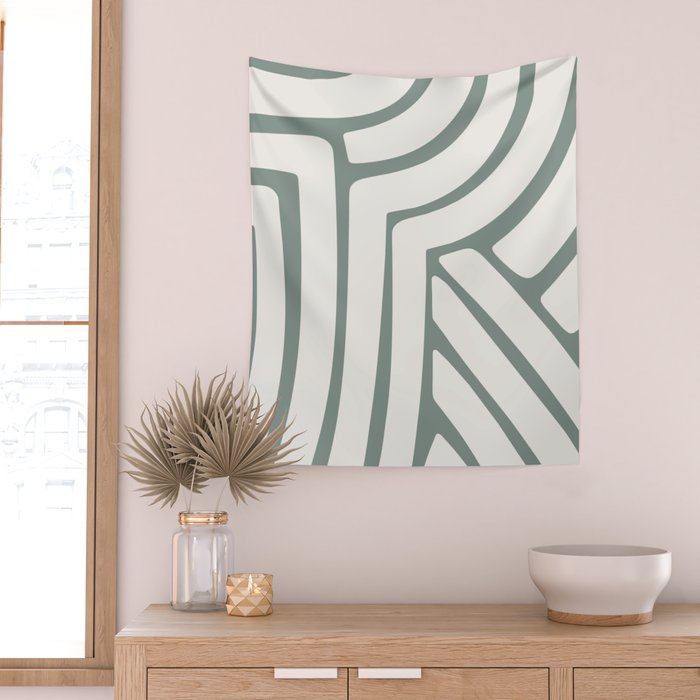 Abstract Stripes LXVI Wall Tapestry Gallery Image 2