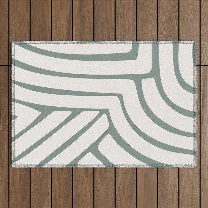 Abstract Stripes LXVI Outdoor Rug Gallery Image 1