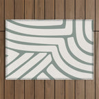 Abstract Stripes LXVI Outdoor Rug Gallery Image 1