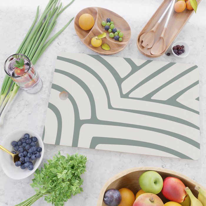 Abstract Stripes LXVI Cutting Board Gallery Image 2