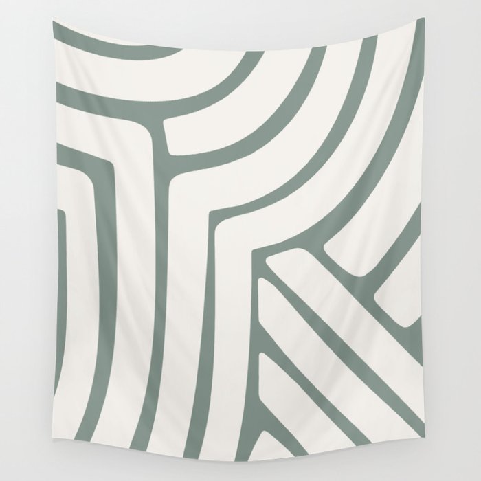 Abstract Stripes LXVI Wall Tapestry Gallery Image 1