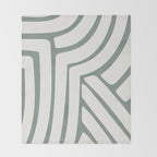 Abstract Stripes LXVI Throw Blanket Gallery Image 2
