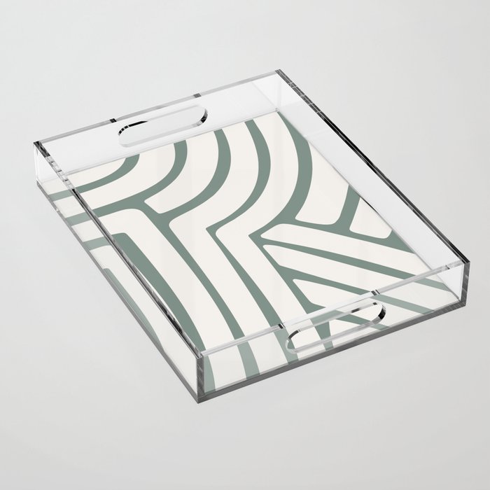 Abstract Stripes LXVI Acrylic Tray Gallery Image 1