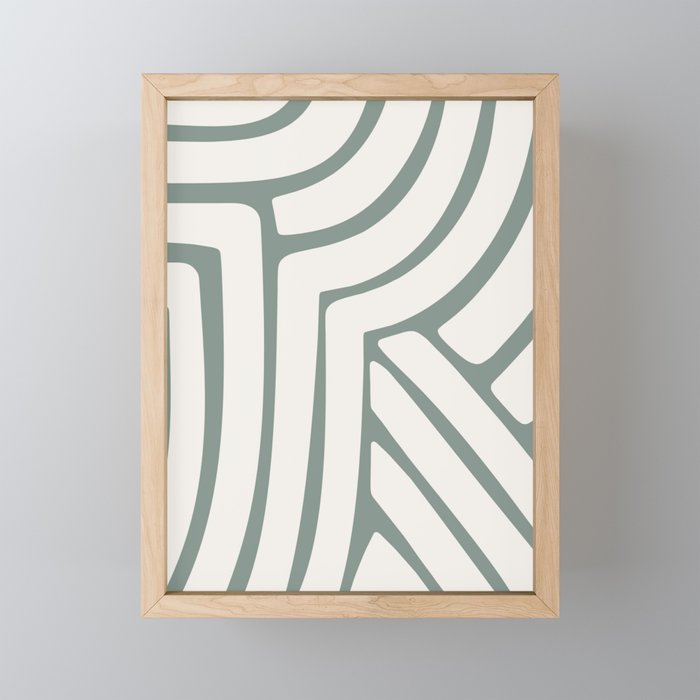 Abstract Stripes LXVI Mini Art Print Gallery Image 1