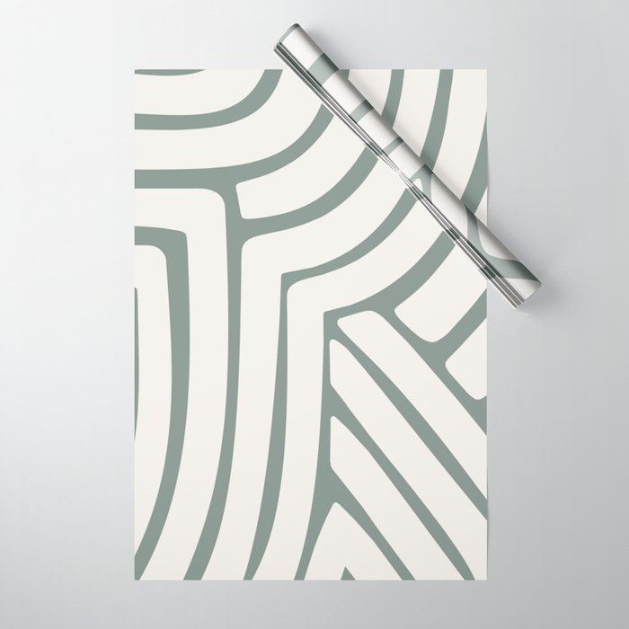 Abstract Stripes LXVI Wrapping Paper Gallery Image 1