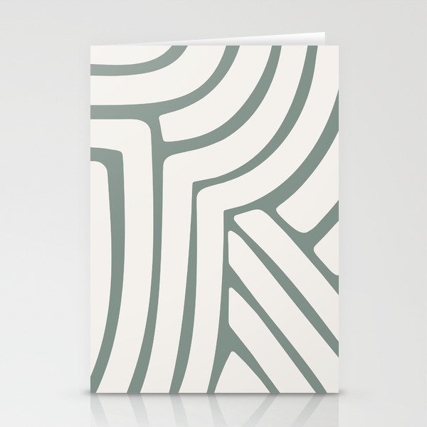 Abstract Stripes LXVI Stationery Card Gallery Image 1