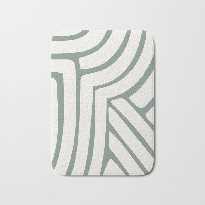 Abstract Stripes LXVI Bath Mat Gallery Image 1