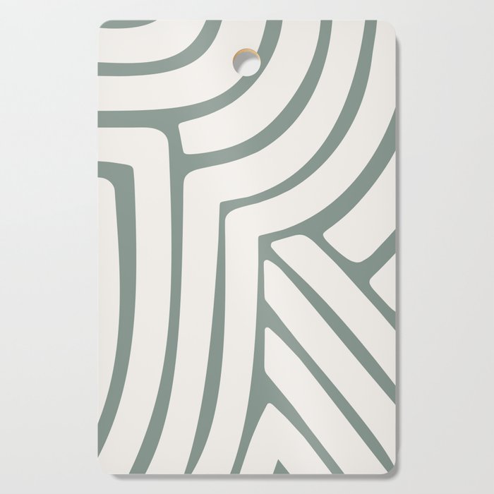 Abstract Stripes LXVI Cutting Board Gallery Image 1