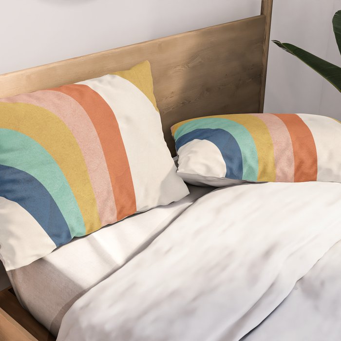The Sun and a Rainbow Pillow Sham Gallery Image 2