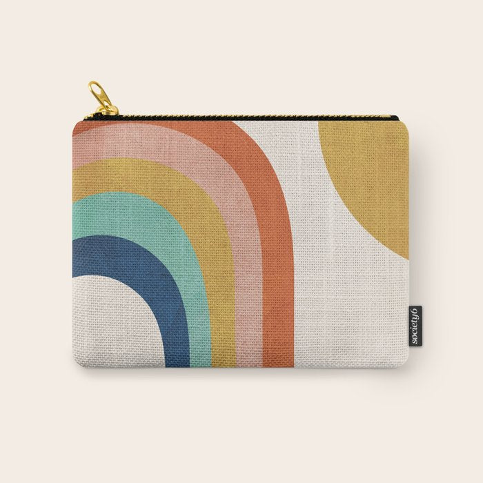 The Sun and a Rainbow Carry All Pouch Gallery Image 1