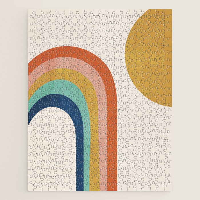 The Sun and a Rainbow Jigsaw Puzzle Gallery Image 1
