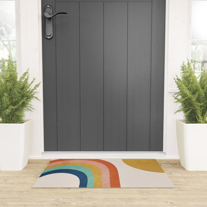 The Sun and a Rainbow Welcome Mat Gallery Image 3