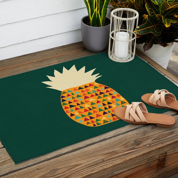 Pineapple Outdoor Rug Gallery Image 2