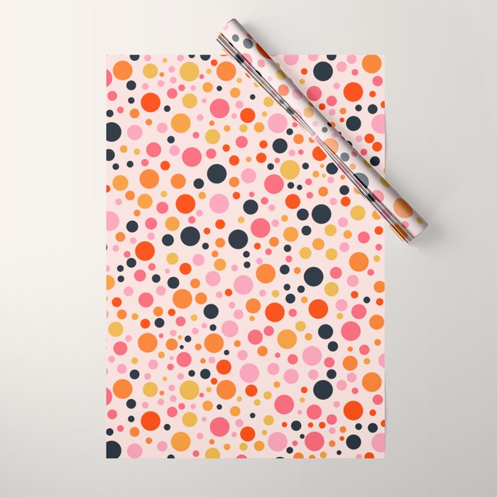 Bubbles: PATTERN 09 | The Peach Edition Wrapping Paper Gallery Image 1