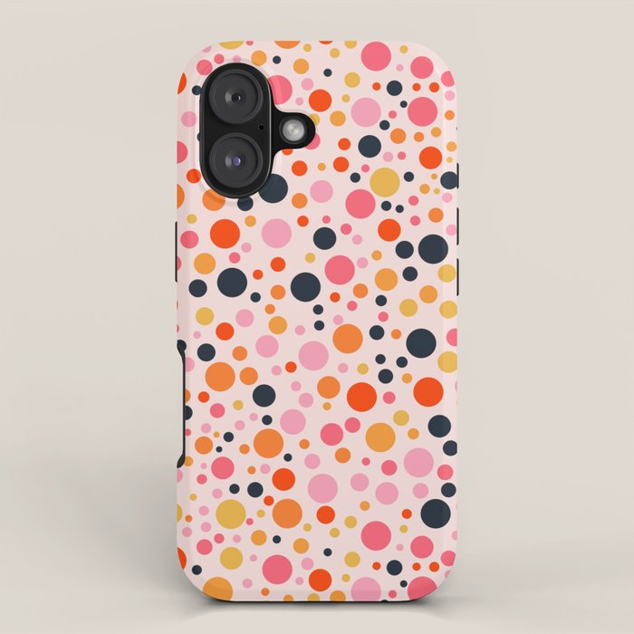 Bubbles: PATTERN 09 | The Peach Edition iPhone Case Gallery Image 1