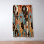 Rustic Shabby Moroccan Weave Window Curtain Gallery Image 3
