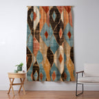 Rustic Shabby Moroccan Weave Window Curtain Gallery Image 5