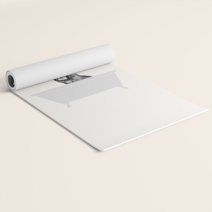 Vintage Moose in Bathtub Yoga Mat Gallery Image 2