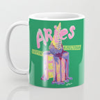 Aries Dessert in Kelly Green & Pink Coffee Mug Gallery Image 3