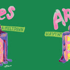 Aries Dessert in Kelly Green & Pink Coffee Mug Gallery Image 2