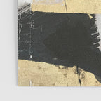 Gold leaf black abstract Poster Gallery Image 3