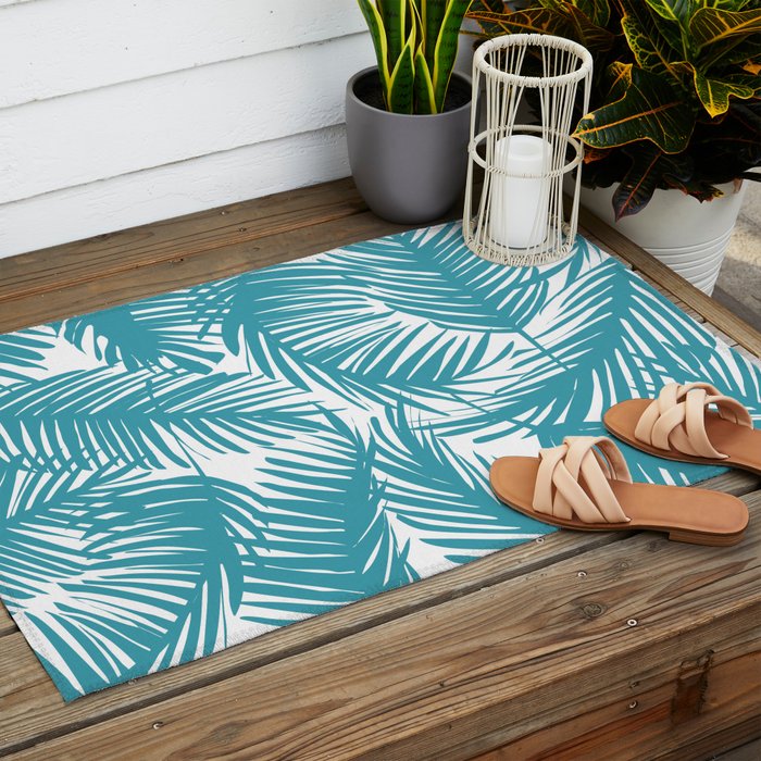 Tropical Pattern 02A Outdoor Rug Gallery Image 2