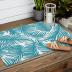 Tropical Pattern 02A Outdoor Rug Gallery Image 2