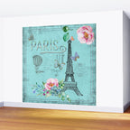 Paris - my blue love Wall Mural Gallery Image 2