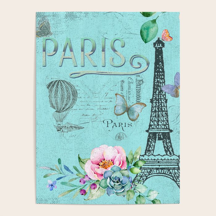 Paris - my blue love Poster Gallery Image 4