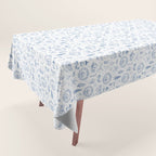 Christmas Toile // Blue & White Tablecloth Gallery Image 1