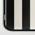 Broad Stripe - black and alabaster Laptop Sleeve Gallery Image 3