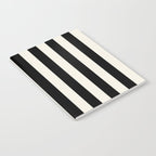 Broad Stripe - black and alabaster Notebook Gallery Image 2