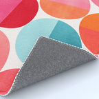Mid Century Pink and Orange Dots Rug Gallery Image 4