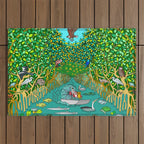 Florida Everglades Mangrove Tour Outdoor Rug Gallery Image 1