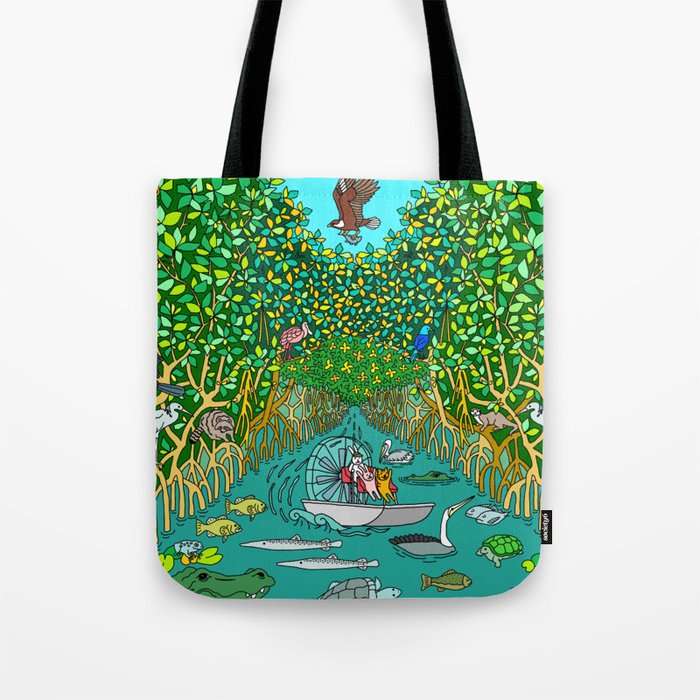 Florida Everglades Mangrove Tour Tote Bag Gallery Image 1