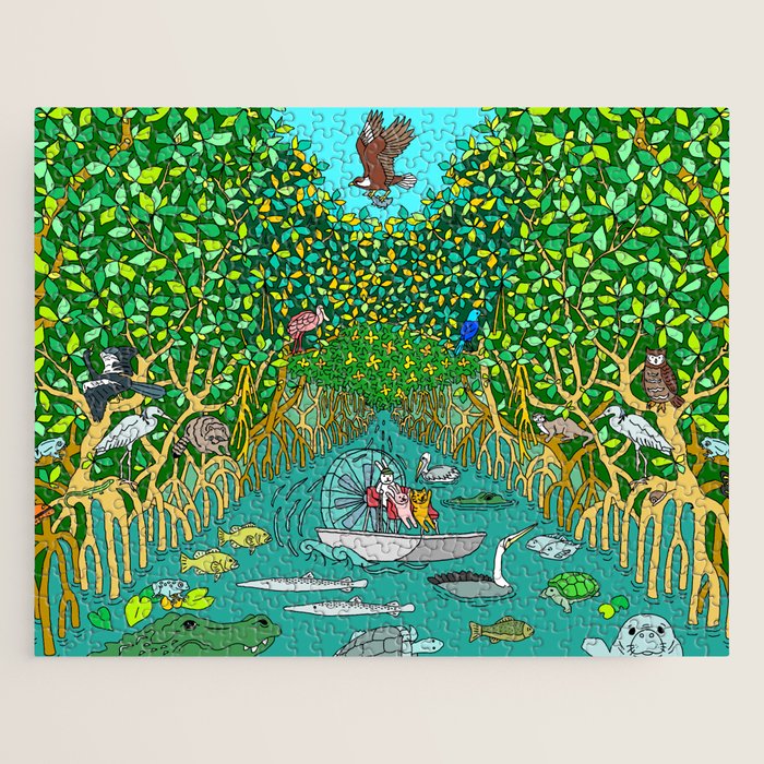 Florida Everglades Mangrove Tour Jigsaw Puzzle Gallery Image 1