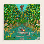 Florida Everglades Mangrove Tour Wood Wall Art Gallery Image 1