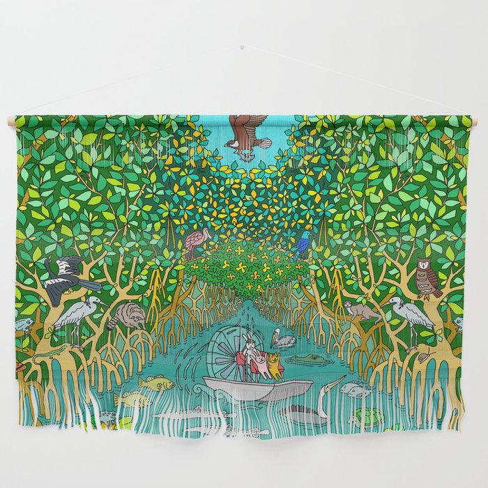 Florida Everglades Mangrove Tour Wall Hanging Gallery Image 1