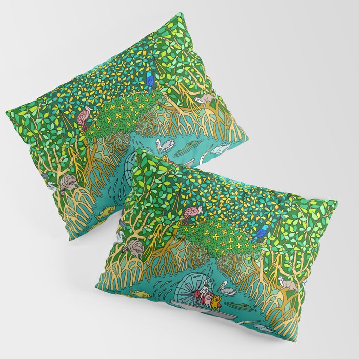 Florida Everglades Mangrove Tour Pillow Sham Gallery Image 3