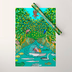 Florida Everglades Mangrove Tour Wrapping Paper Gallery Image 1