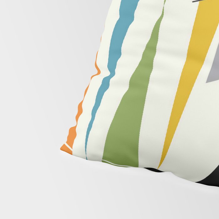 Mid-Century Modern Art Cat 2 Pillow Sham Gallery Image 4