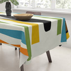 Mid-Century Modern Art Cat 2 Tablecloth Gallery Image 3