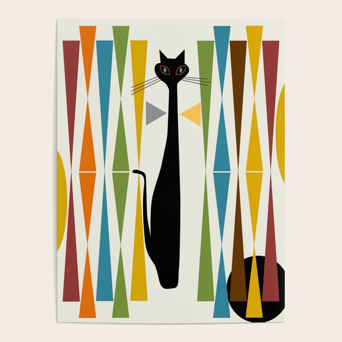 Mid-Century Modern Art Cat 2 Poster Gallery Image 4
